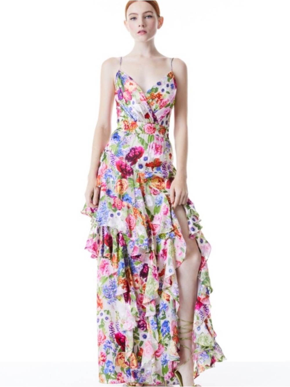 Alice + Olivia Floral Maxi Dress